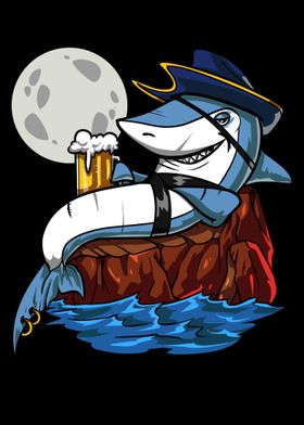 Shark Pirate Ocean Party