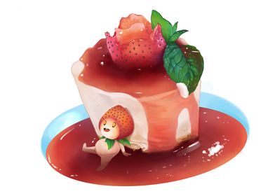 Strawberry Cake Sprite