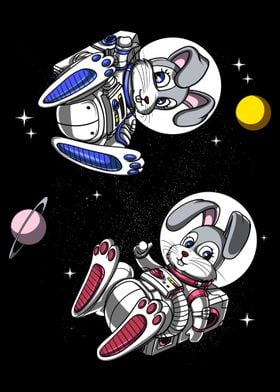 Space Rabbit Astronauts