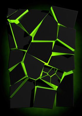 Voronoi block green