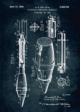 No431 Rocket projectile