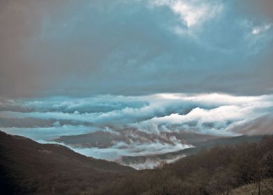 Cloudy mountains