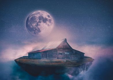 A cabin among the clouds