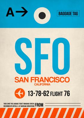 SFO Luggage Tag