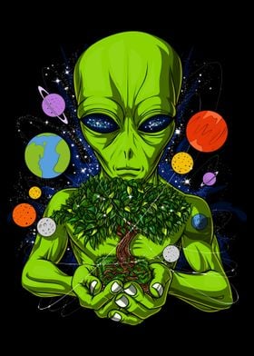 Space Alien UFO God