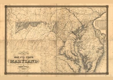 Maryland Map 1841