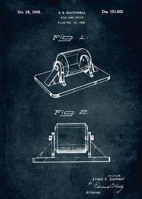 No482 Dice game device