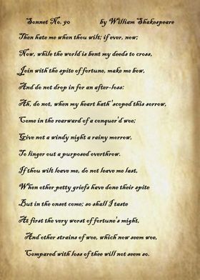 Sonnet 90 by Shakespeare