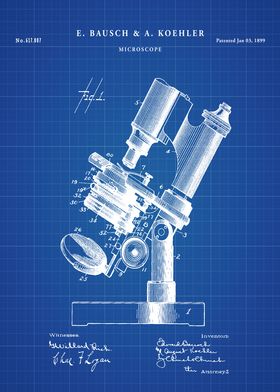 Microscope Patent 2 blue