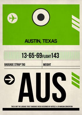 AUS Luggage Tag