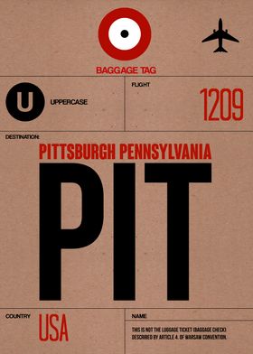 PIT Luggage Tag