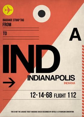 IND Luggage Tag