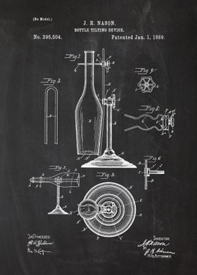 1889 Bottle Tilting Device