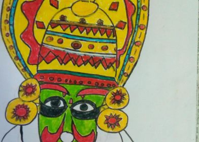 KATHAKALI  FOLK DANCE  