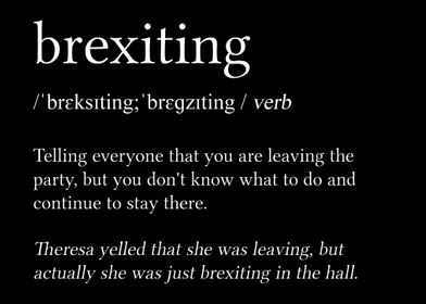 Brexiting definition