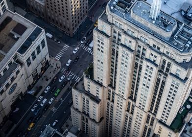 Looking Down at Chicago