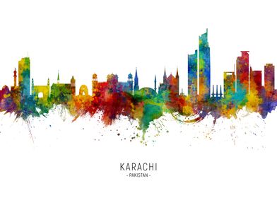Karachi Pakistan Skyline