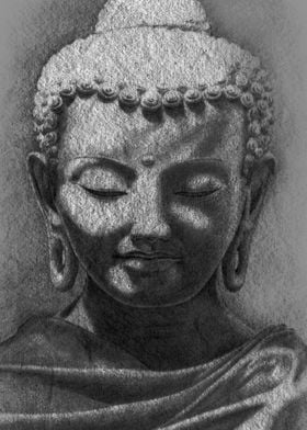 Buddha Pure Monochrome