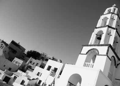 Santorini Black and White