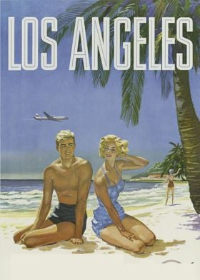 Travel Poster Los Angeles