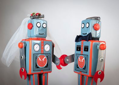 Robots getting married