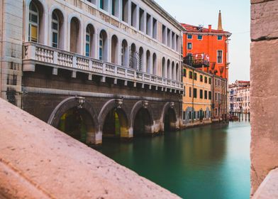 The canals of Venezia