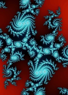 Red and Blue Fractals
