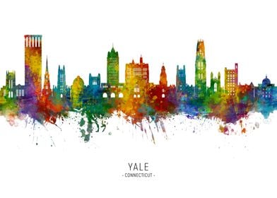 Yale Connecticut Skyline