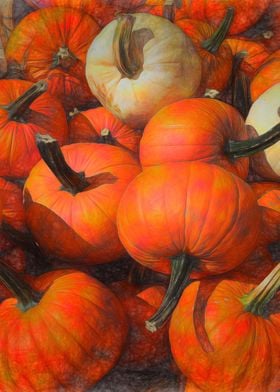 Fall Pumpkin Pile