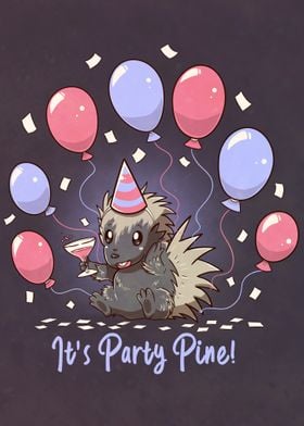 Its Party Pine Porcupine
