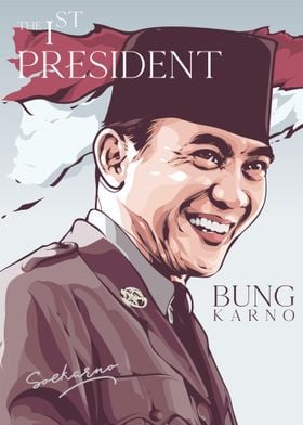 Bung Karno First President