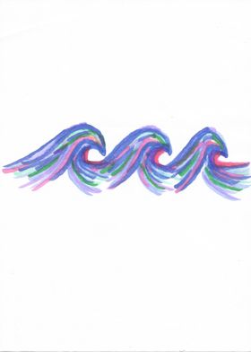 Watercolor Waves