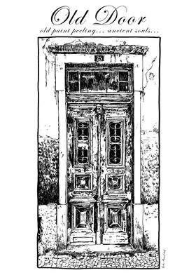 Old door Lisbon