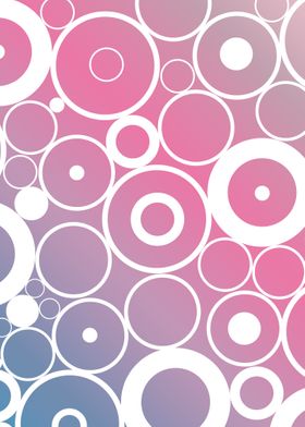 pink circle composition