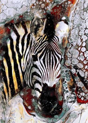Zebra Watercolor Animals