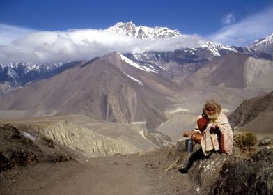 Sadhu Nepal Himalaya