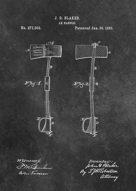 patent Blaker Ax handle 18