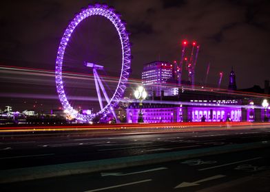 London Eye long exposure
