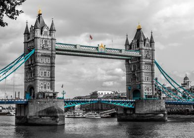 Tower Bridge Black White