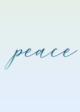 Peace motivational quote