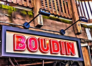 Boudin Bakery Sign