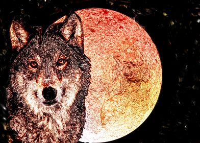 Wolf and the Moon