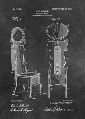 patent Hessler Toilet chai