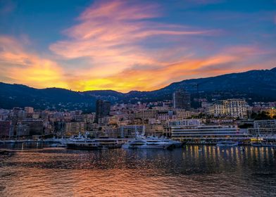 Monte Carlo at sunset