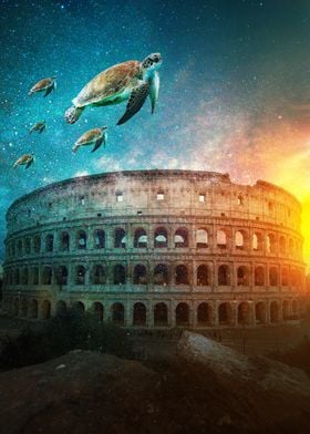 Rome under the water