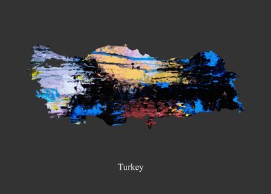 Turkey Map Colors