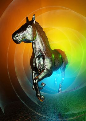 Abstract Horse 018