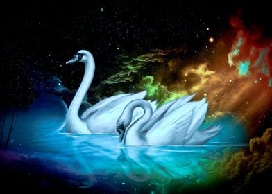 Cosmic Swans