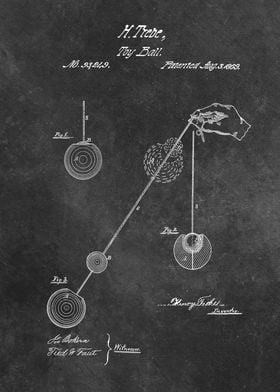 patent Trebe toy ball 1869