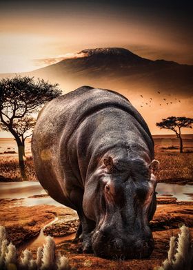 Safari Hippopotamus